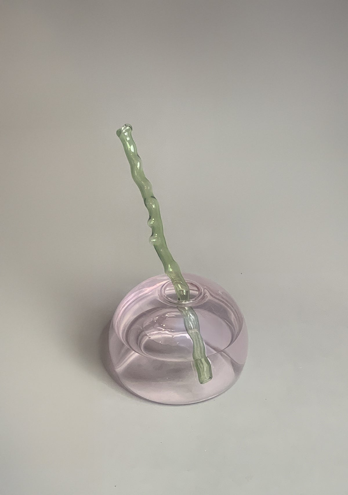 Handmade reusable borosilicate glass drinking straws by Rain and Rivers, Barcelona