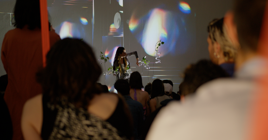 Paisaje Sonoro (2021 - 2022), performance and installation with plants and glass by Magdalena Hart, image 4 of 5